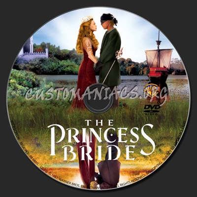 The Princess Bride dvd label