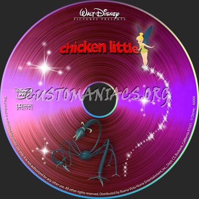 Chicken Little dvd label