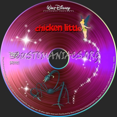 Chicken Little dvd label