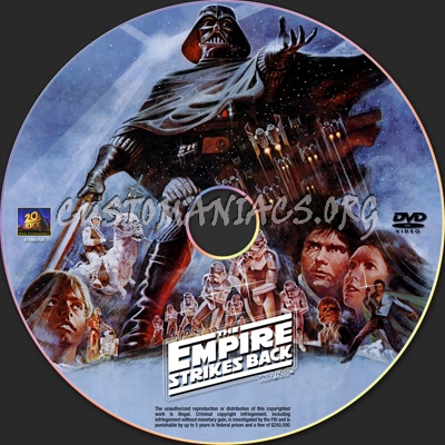 Star Wars: Episode V - The Empire Strikes Back dvd label