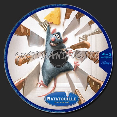 Ratatouille blu-ray label