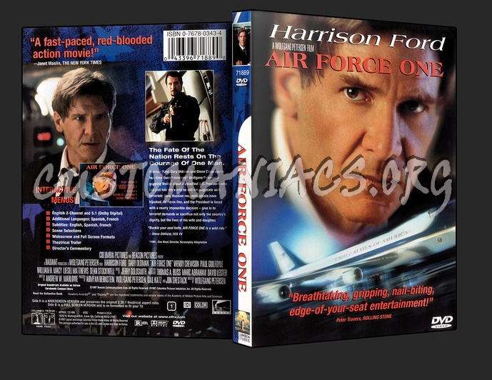 Air Force One dvd cover