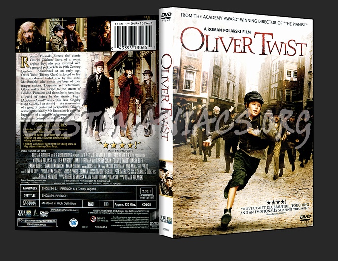 Oliver Twist dvd cover
