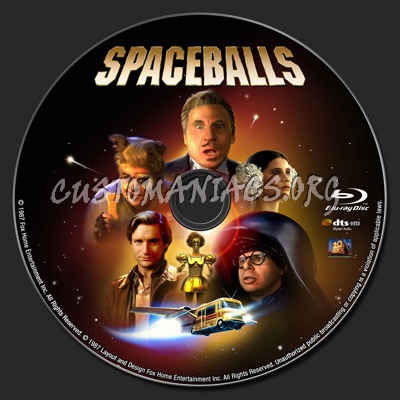 Spaceballs blu-ray label