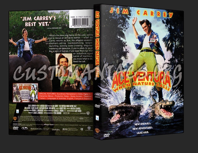 Ace ventura 2 When Nature Calls dvd cover