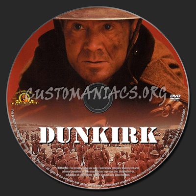 Dunkirk dvd label