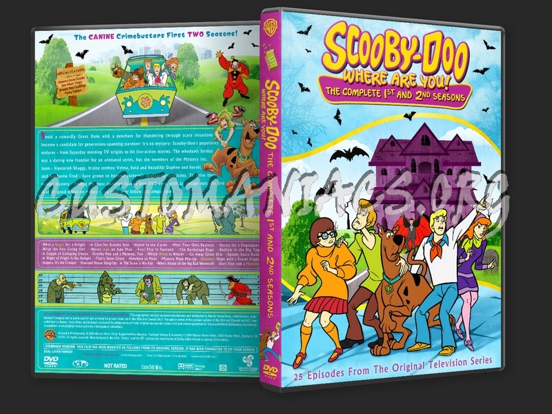 Scooby Doo, Where Are You! - The Complete First and Second Seasons dvd cover