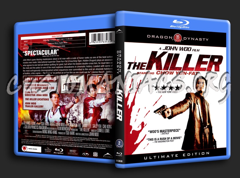The Killer blu-ray cover