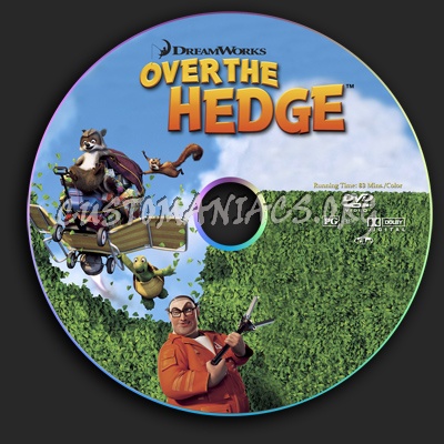 Over The Hedge dvd label