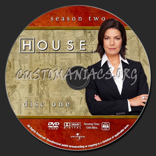 House MD - Season 2 dvd label