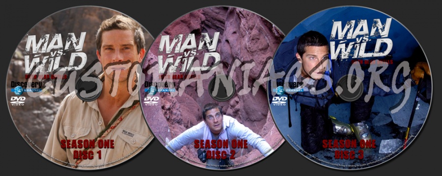 Man Vs Wild Season 1 dvd label