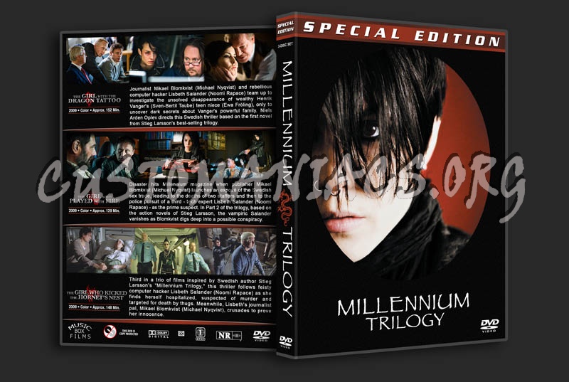 Millennium Trilogy dvd cover