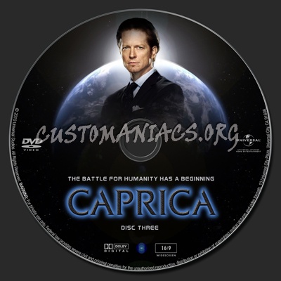 Caprica dvd label