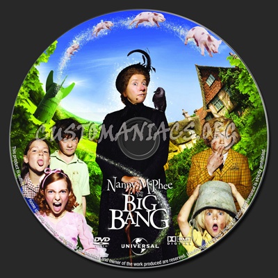 Nanny Mcphee & the Big Bang dvd label