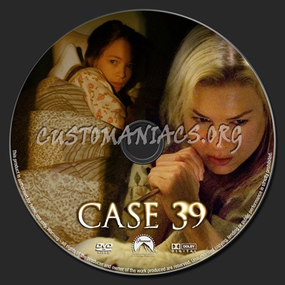 Case 39 dvd label