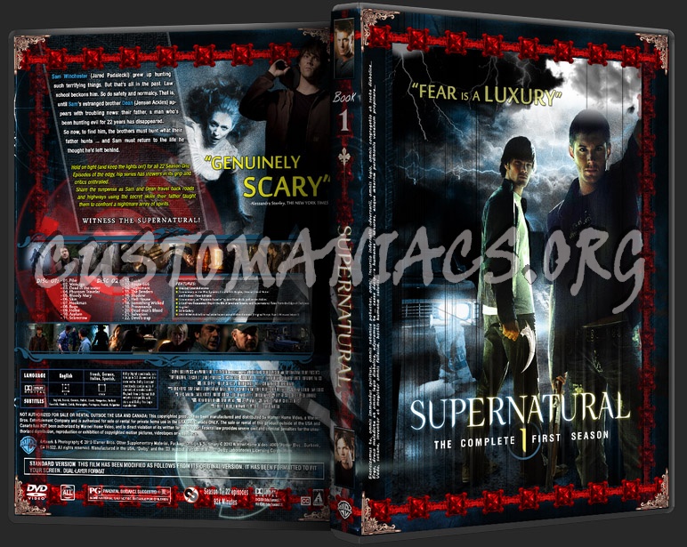 Supernatural Season 1 dvd cover