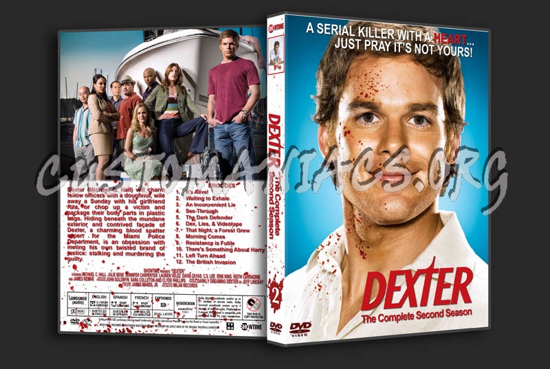 Dexter: Season 2 dvd cover
