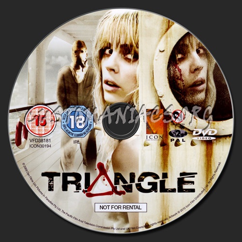 Triangle dvd label
