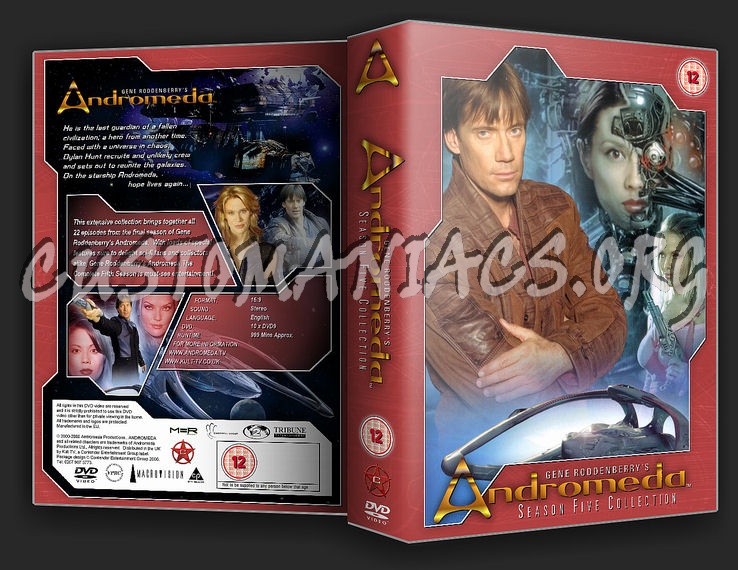 Andromeda - Season 5 - Region 2 dvd cover
