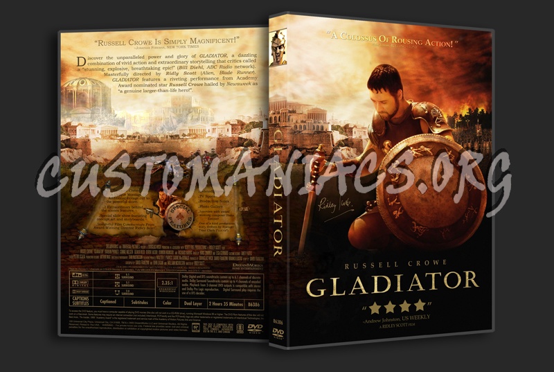 Gladiator dvd cover