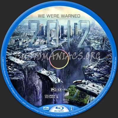 2012 blu-ray label