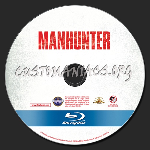 Manhunter blu-ray label