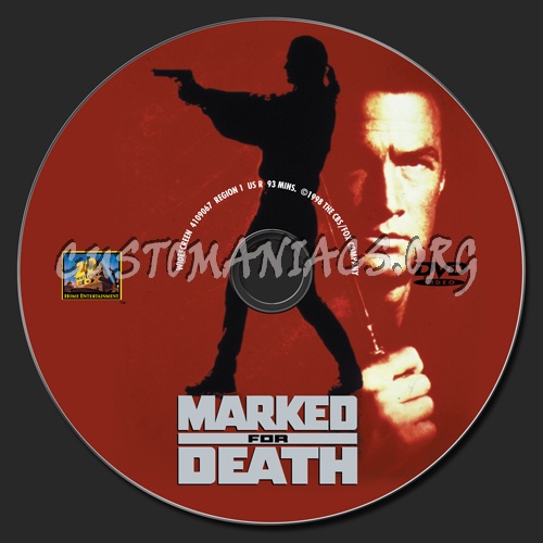 Marked for Death dvd label