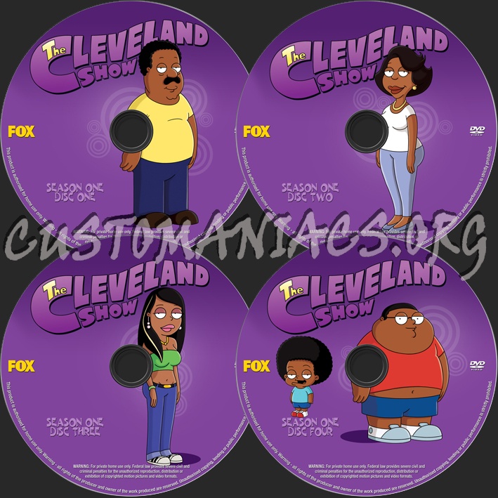 The Cleveland Show Season 1 dvd label