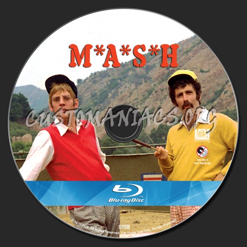 Mash (1970) blu-ray label