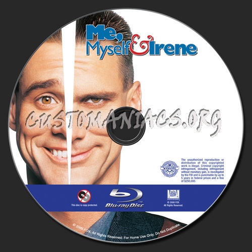 Me Myself & Irene blu-ray label