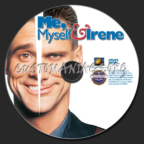Me Myself & Irene dvd label