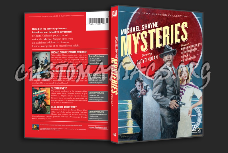 Michael Shayne Mysteries Volume 1 dvd cover