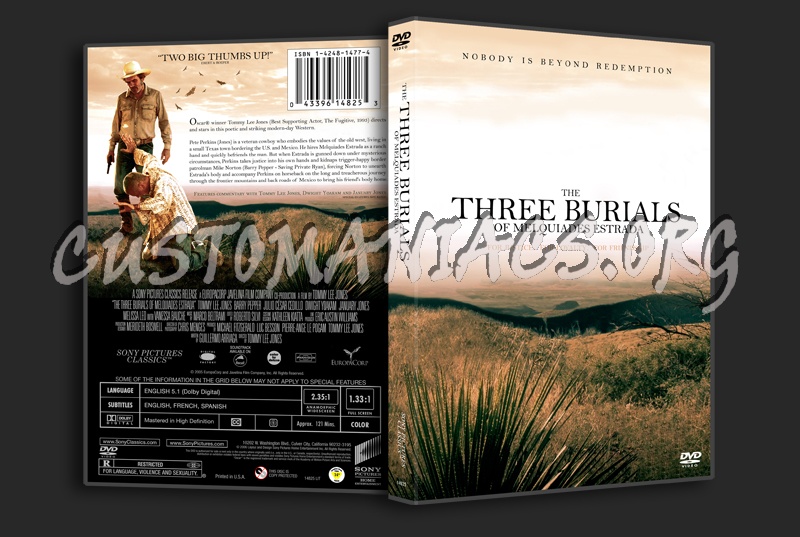 The Three Burials Of Melquiades Estrada dvd cover