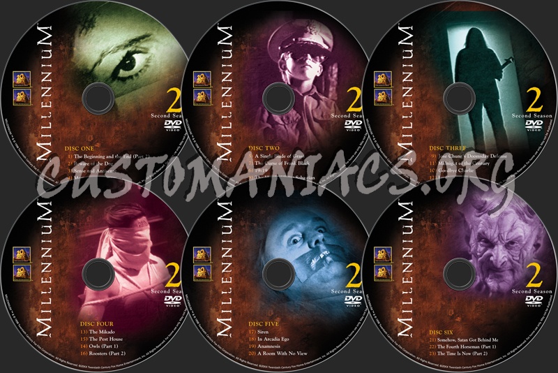 Millennium  Season 2 dvd label