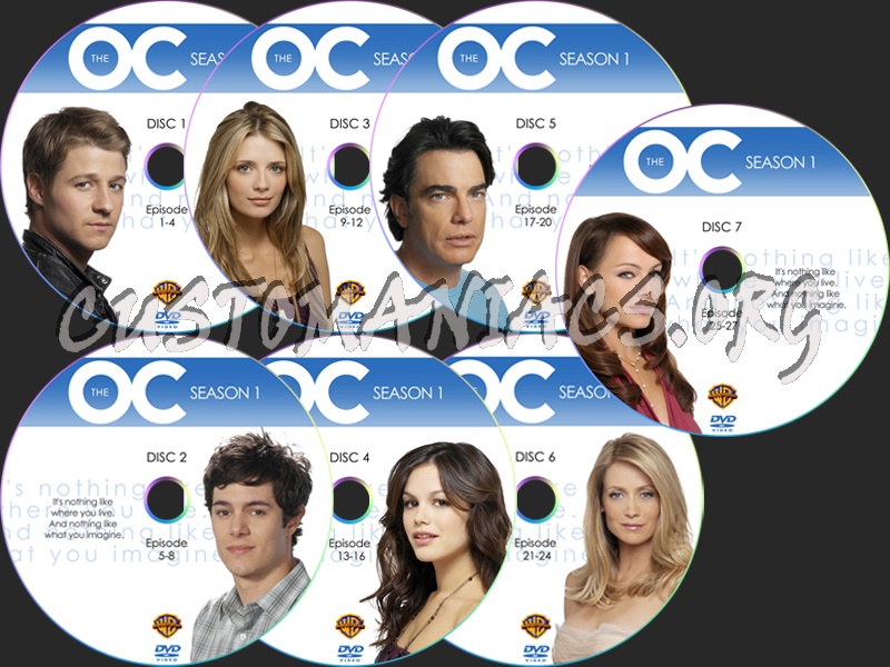The O.C.  ( OC ) dvd label