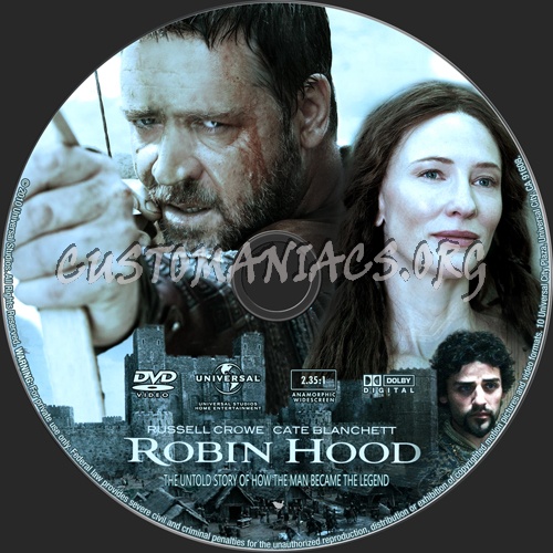 Robin Hood dvd label