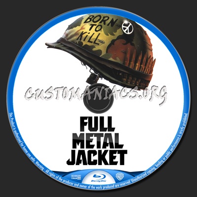 Full Metal Jacket blu-ray label