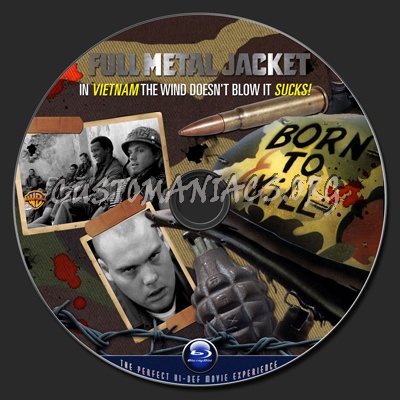 Full Metal Jacket blu-ray label