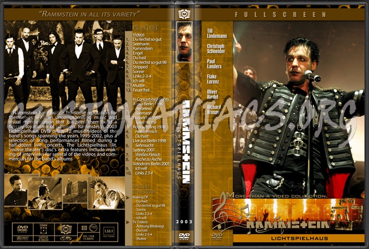 Rammstein - Lichtspielhaus dvd cover