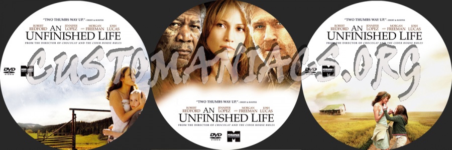 An Unfinished Life dvd label