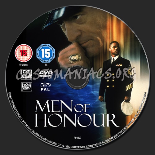 Men of Honour dvd label