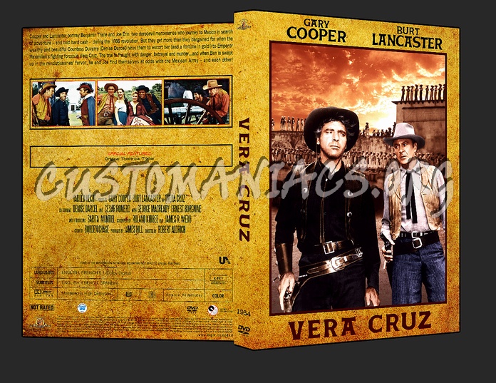 Western Collection - Vera Cruz 1954 dvd cover