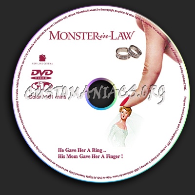 Monster In Law dvd label