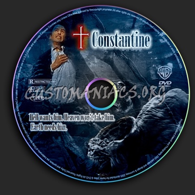 Constantine dvd label