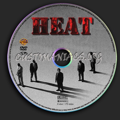 Heat dvd label