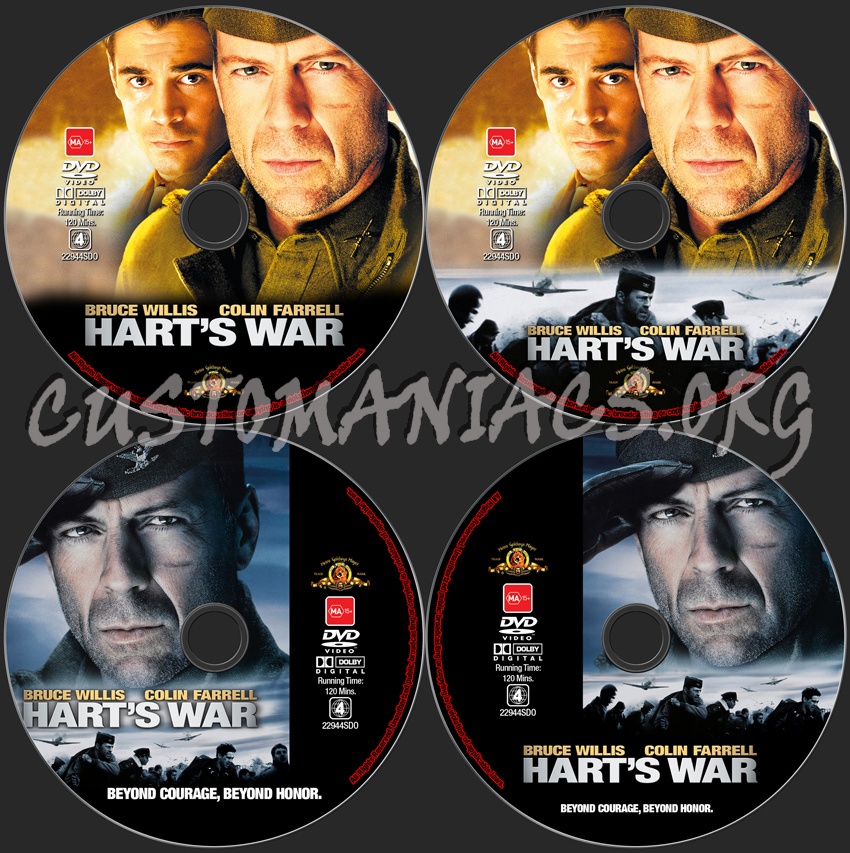 Hart's War dvd label