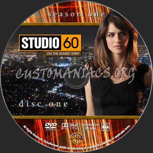 Studio 60 On The Sunset Strip dvd label