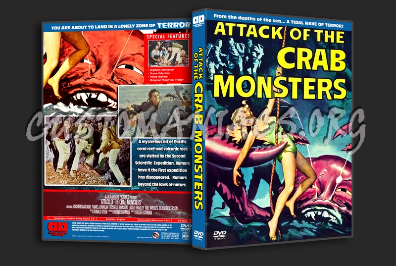 Attack Of The Crab Monsters dvd cover