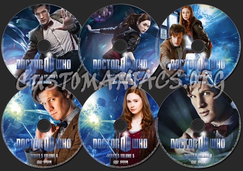 Doctor Who Series 5 dvd label
