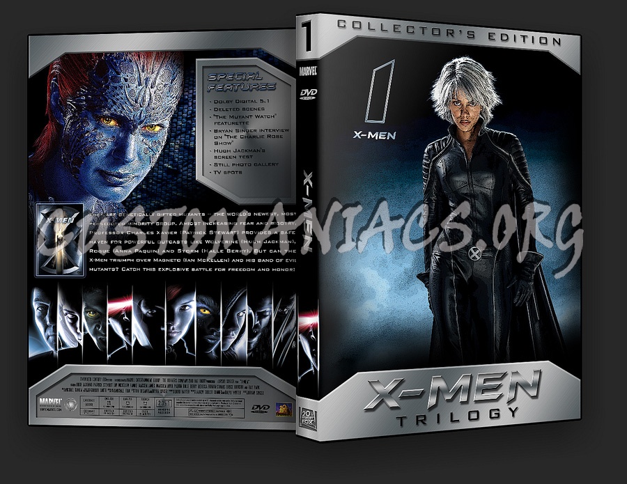 X-Men Trilogy dvd cover